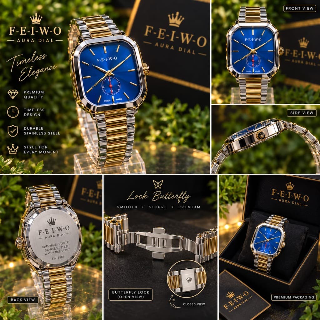 FEIWO Royal Blue Dial